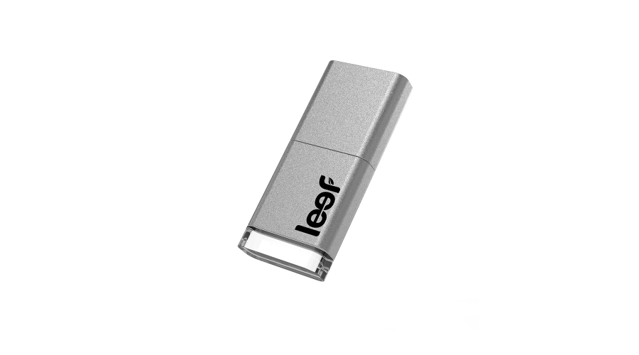Флэш-диск 64 Гб Leef MAGNET, USB3.0 серебристый