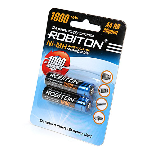  HR06 () 1800 mAh,1.2 Ni-MH  ROBITON