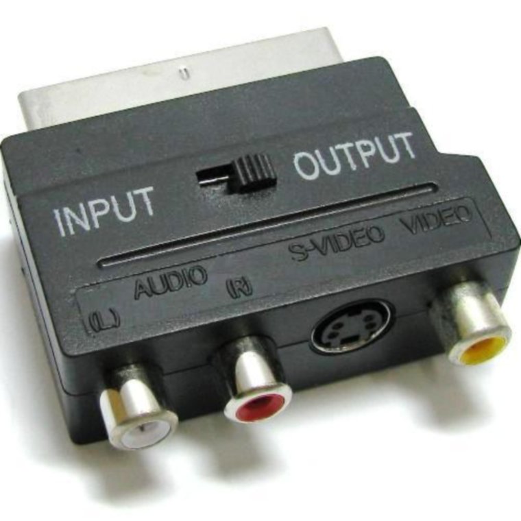 - SCART  3 RCA + S-Video