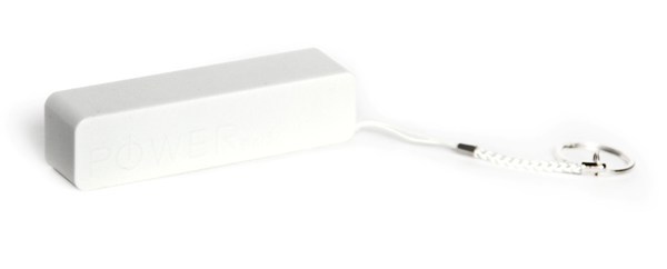 Внешний USB аккумулятор (Power Bank) - брелок KS-is KS-200 2200 мАh, белый Внешний USB аккумулятор (Power Bank) - брелок KS-is KS-200 2200 мАh, белый