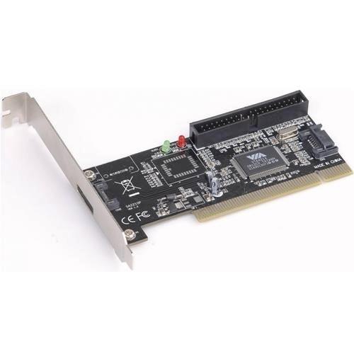 PCI контроллер 2xSATA (1 внутренний+ 1 внешний) + 1х IDE