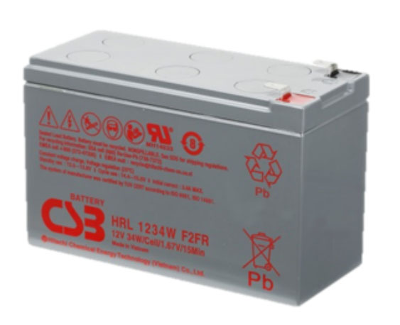 Аккумулятор свинцово-кислотный CSB HRL 1234W , 12В 9.0 Aч