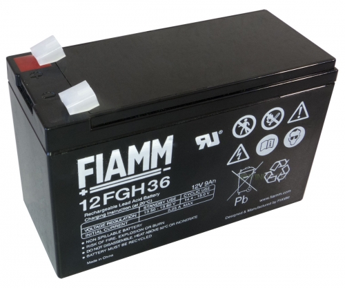 Аккумулятор свинцово-кислотный  FIAMM 12FGH36 (FG20902), 12В 9.0 Aч