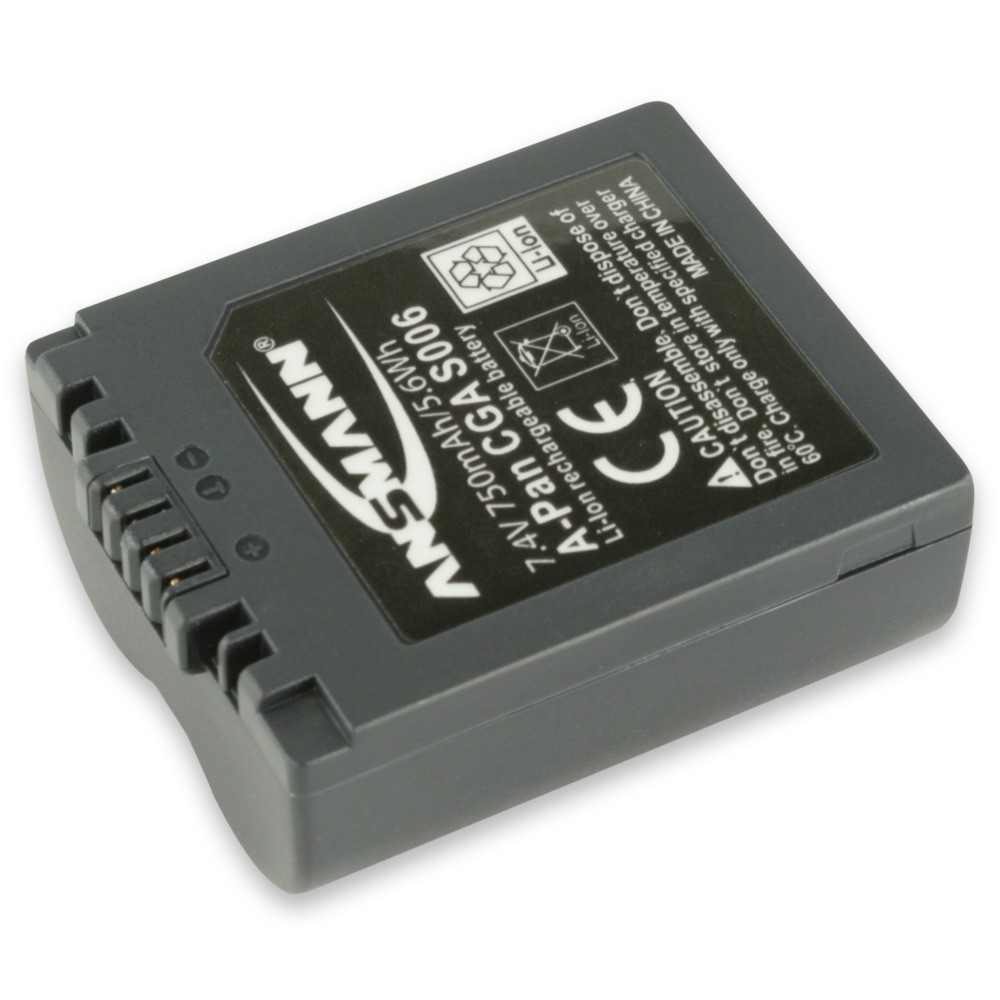 Аккумулятор для PANASONIC CGA-S006 (ANSMANN) Аккумулятор для PANASONIC CGA-S006 (ANSMANN)