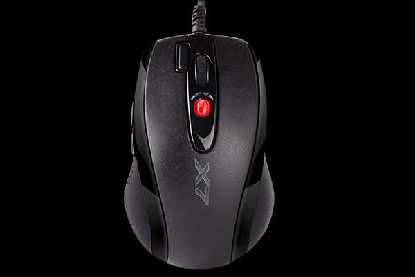 Мышь игровая лазерная A4Tech Oscar  X7  XL-750Mk, 100-3600 dpi, 6 кнопок, чёрная, USB