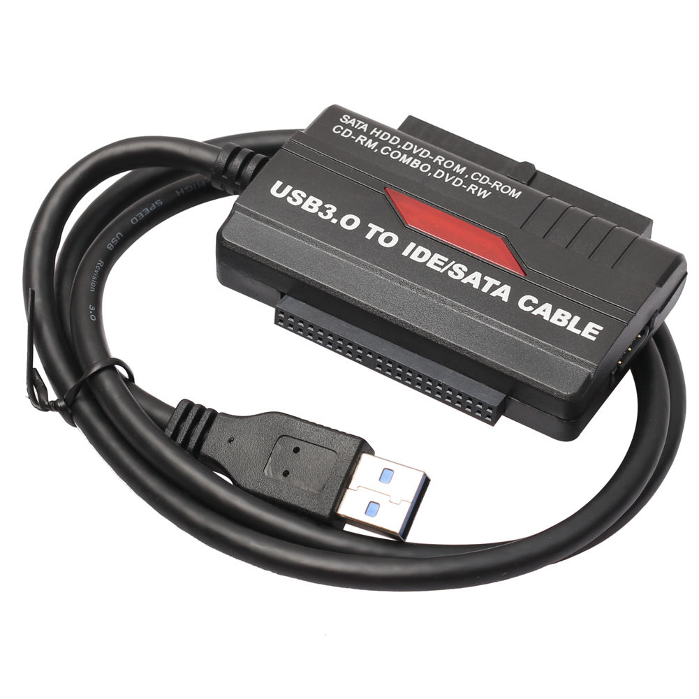 Адаптер USB 3.0 to SATA II (3Gb/s) & IDE HDD 2.5''/3.5''/DVD, кнопка OTB (BackUp), ORIENT UHD-501, внешний БП 5/12В