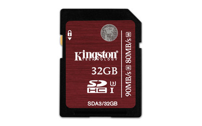 Карта памяти SDHC / Secure Digital High Capacity 32 Гб Kingston Сlass 10 UHS-1, чтение 90 Мбайт/сек, запись 80 Мбайт/сек Карта памяти SDHC / Secure Digital High Capacity 32 Гб Kingston Сlass 10 UHS-1, чтение 90 Мбайт/сек, запись 80 Мбайт/сек