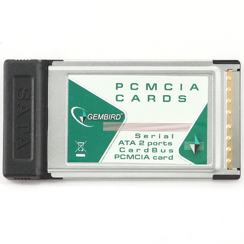 PCMCIA/CardBus - SATA контроллер, Gembird PCMCIA-SATA2