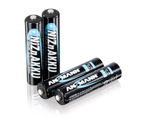Аккумулятор (AAA) 550 mAh (900 mWh), 1.6В Ni-Zn ANSMANN Аккумулятор (AAA) 550 mAh (900 mWh), 1.6В Ni-Zn ANSMANN