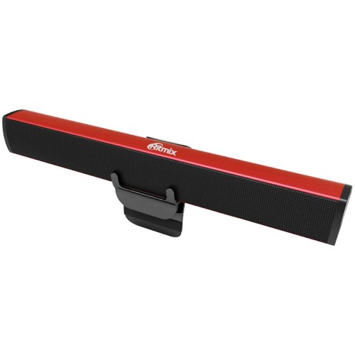 USB колонка RITMIX SP-330  2x1.5 Вт, черно-красная