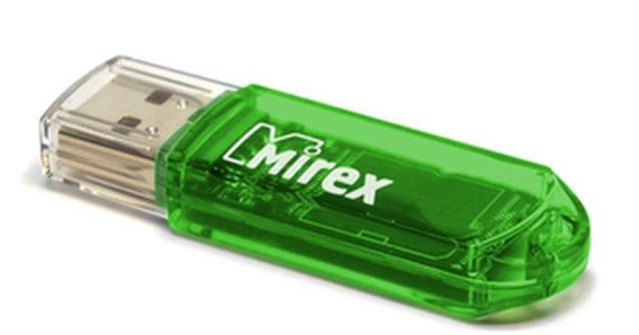 Флэш-диск 32 Гб MIREX ELF Green (зеленый)