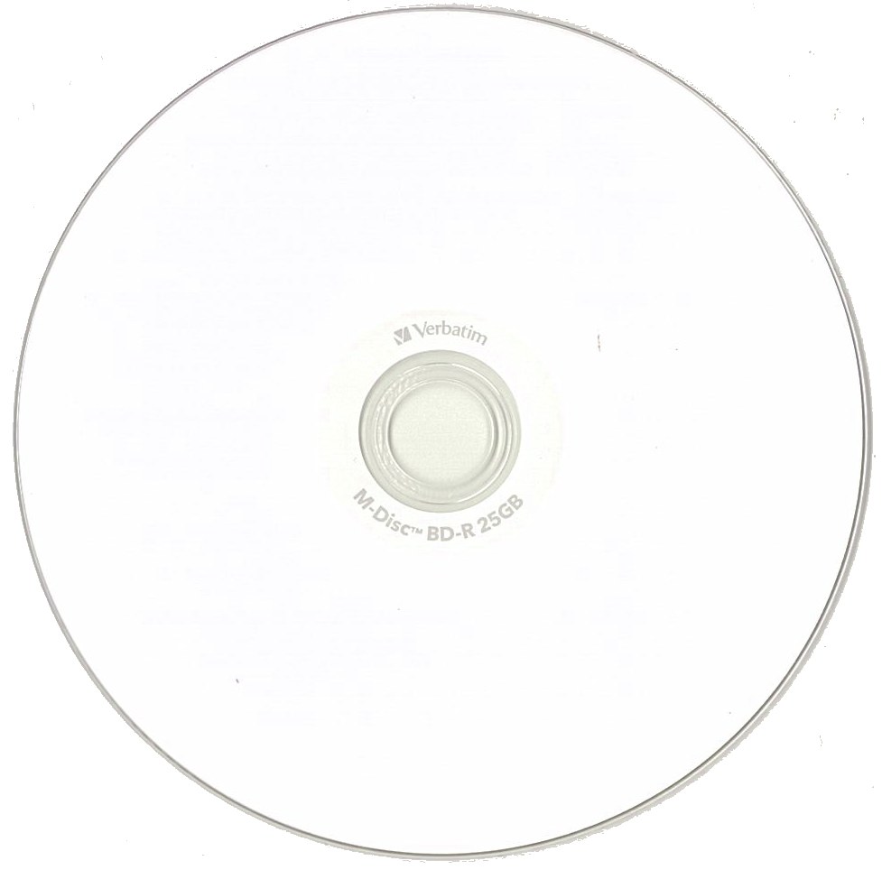 BD-R (Blu-Ray) M-DISC диск 25 Gb 4х VERBATIM printable