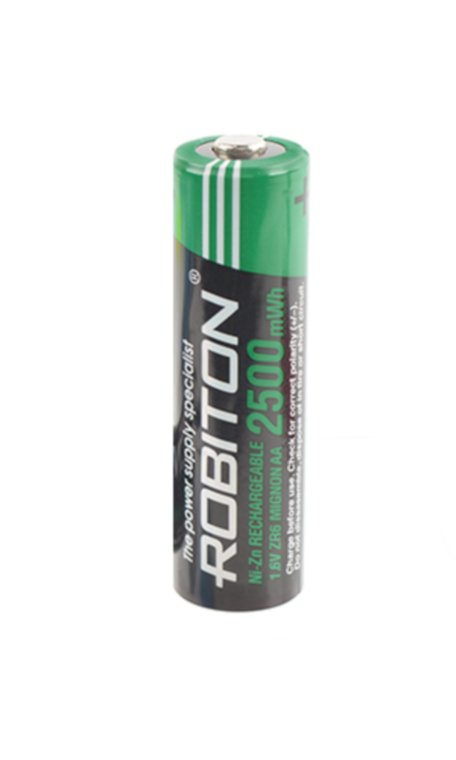  () 1500 mAh (2500 mWh), 1.6 Ni-Zn  ROBITON