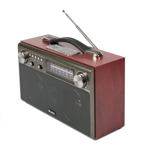 Аудиосистема (всеволновый радиоприемник + MP3-плеер + Bluetooth) BLAST BPR-812, цвет черный Аудиосистема (всеволновый радиоприемник + MP3-плеер + Bluetooth) BLAST BPR-812, цвет черный