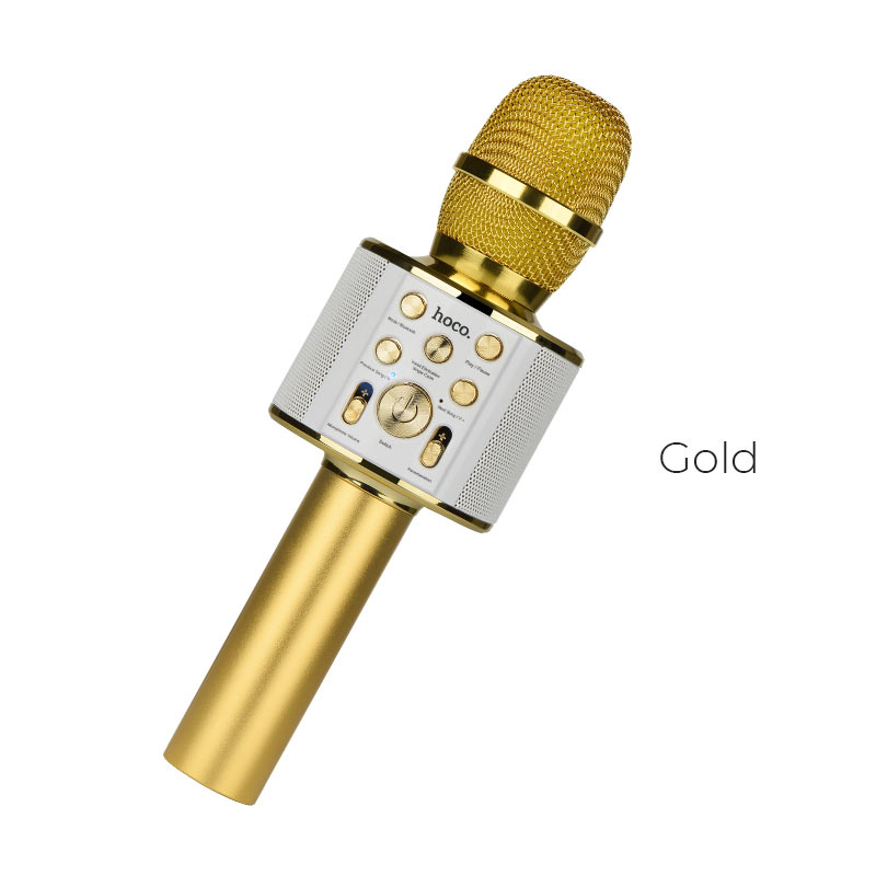 Микрофон вокальный , Bluetooth, HOCO BK3 , microSD Микрофон вокальный , Bluetooth, HOCO BK3 , microSD