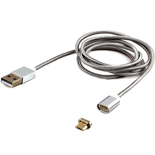 Кабель USB 2.0  A -> microUSB, 1.0 м, магнитный