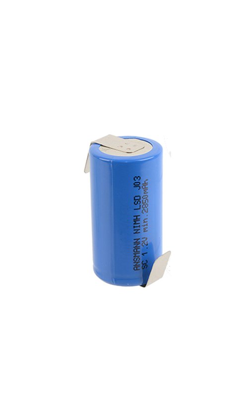 Аккумулятор промышленный, с лепестковым выводами SС (SubC) 3000 mAh NiMH ANSMANN Аккумулятор промышленный, с лепестковым выводами SС (SubC) 3000 mAh NiMH ANSMANN