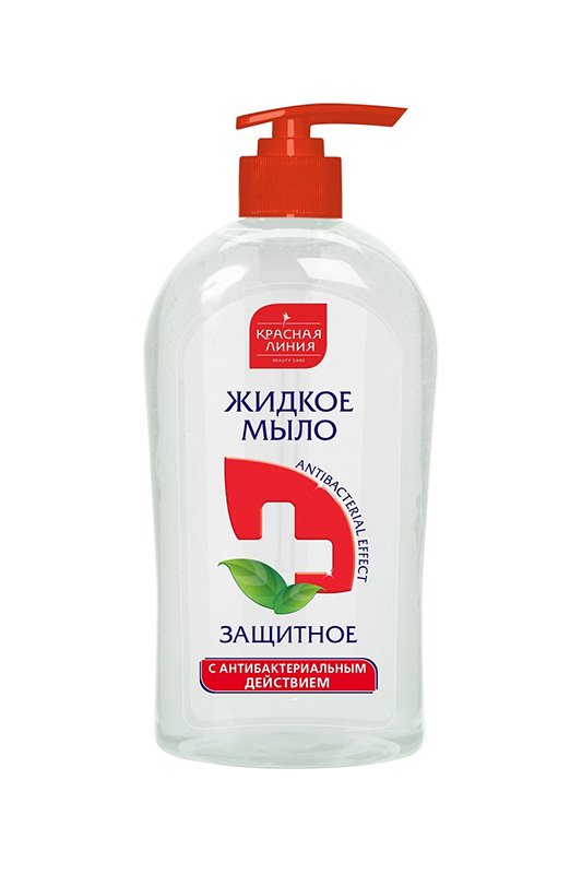 Мыло жидкое антибактериальное ''Красная Линия'', 520 гр. Мыло жидкое антибактериальное ''Красная Линия'', 520 гр.