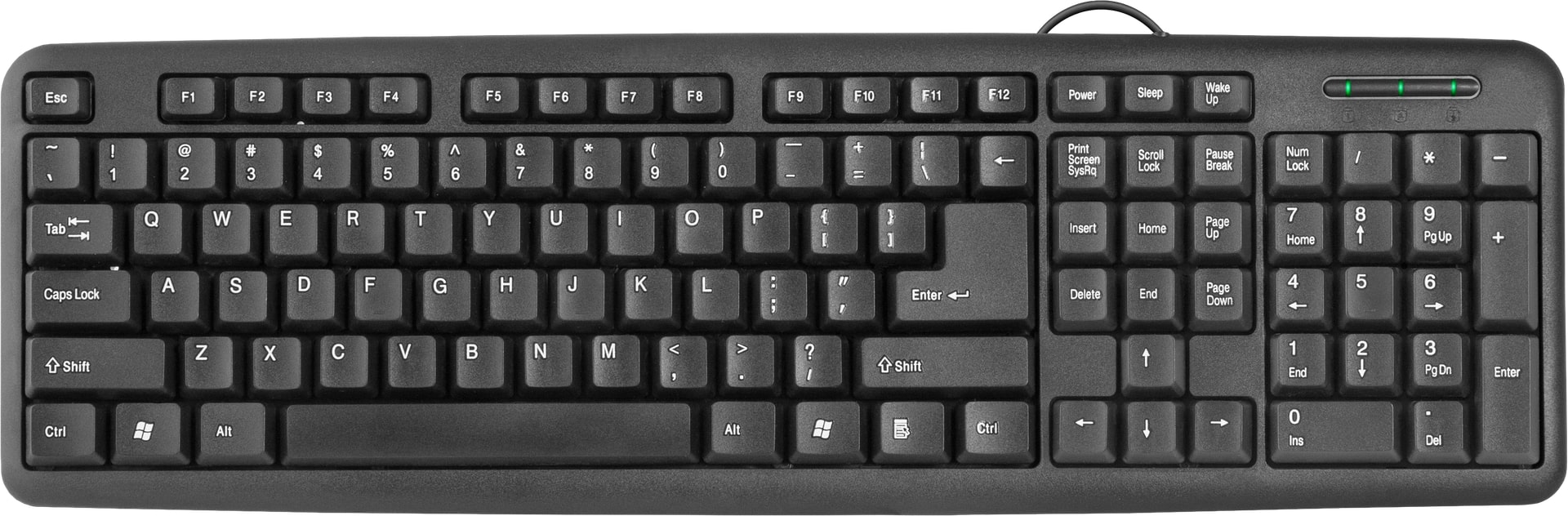 Клавиатура USB черная DEFENDER HB-420