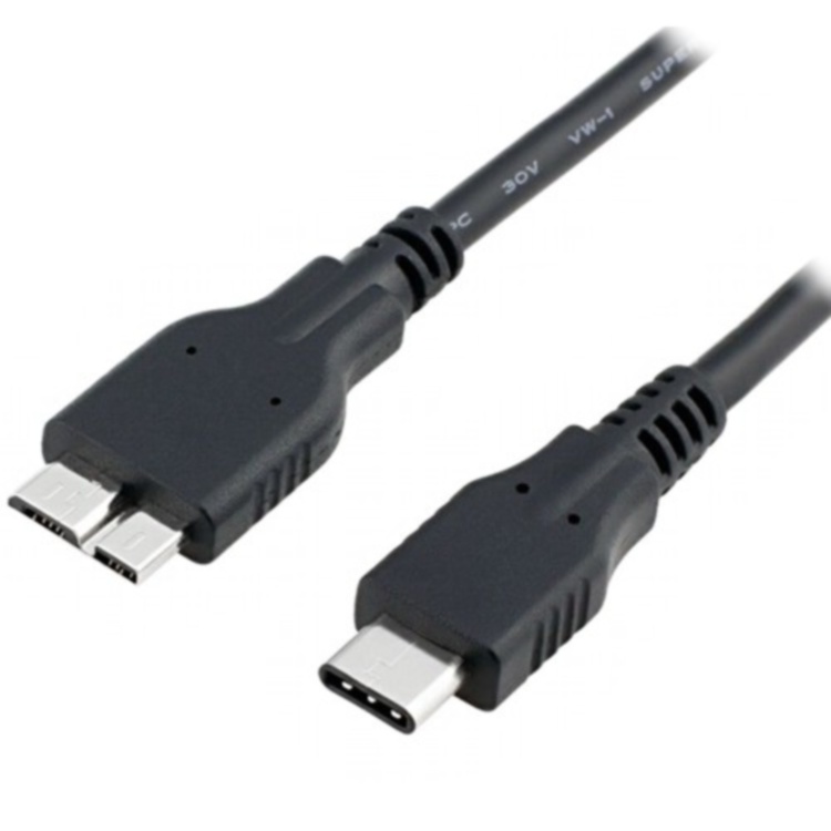  microUSB 3.0 -> microUSB Type C (USB 3.1c), 0.5 