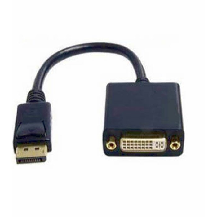 Кабель - адаптер, DisplayPort -> DVI 20M-19M - 0.2 метр