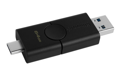Флэш-диск 64 Гб Kingston ''DataTraveler Duo 3.0'' USB 3.2 & Type C Флэш-диск 64 Гб Kingston ''DataTraveler Duo 3.0'' USB 3.2 & Type C