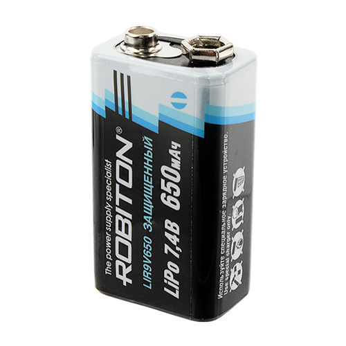   7.4 , 650 mAh, ROBITON , LIR9V650 ''''