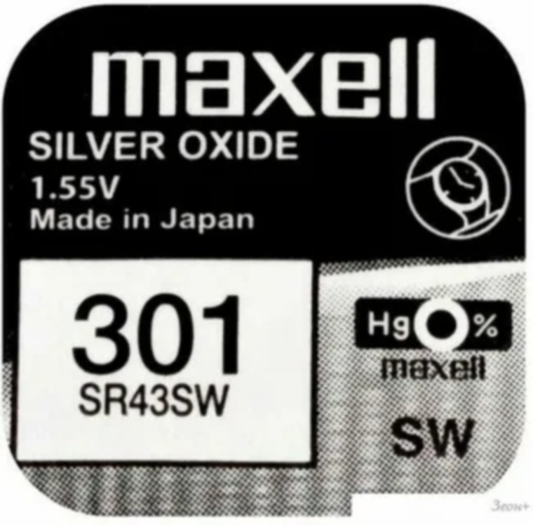   - SR1142SW/301/SR43SW  , MAXELL