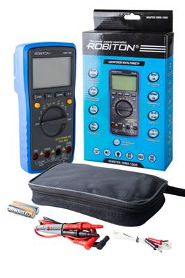 Мультиметр цифровой ROBITON MASTER DMM-1000 Мультиметр цифровой ROBITON MASTER DMM-1000