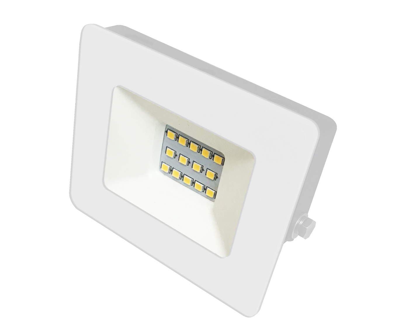 Светодиодный прожектор Ultraflash LFL-1001 C01 белый (LED SMD прожектор, 10 Вт, 230В, 6500К, 630 Лм)