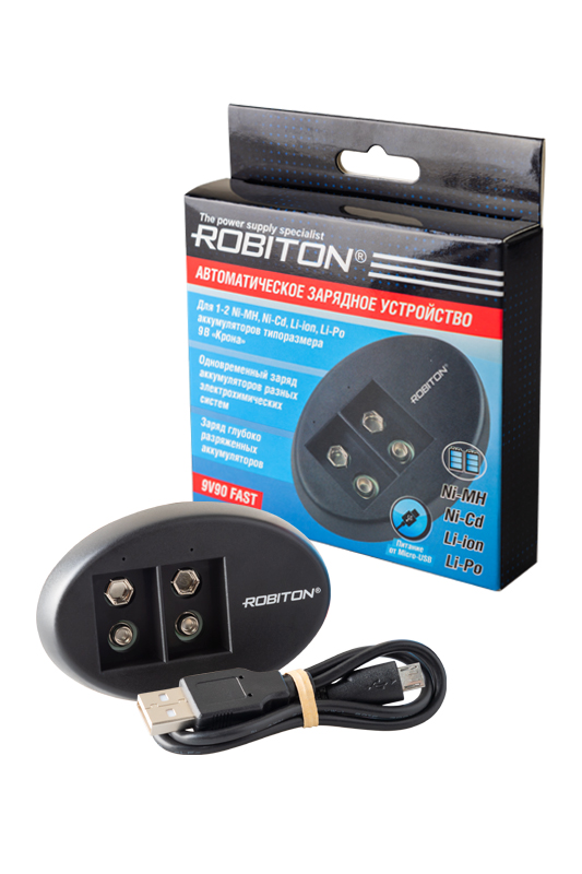 Зарядное устройство ROBITON 9V90 FAST Зарядное устройство ROBITON 9V90 FAST