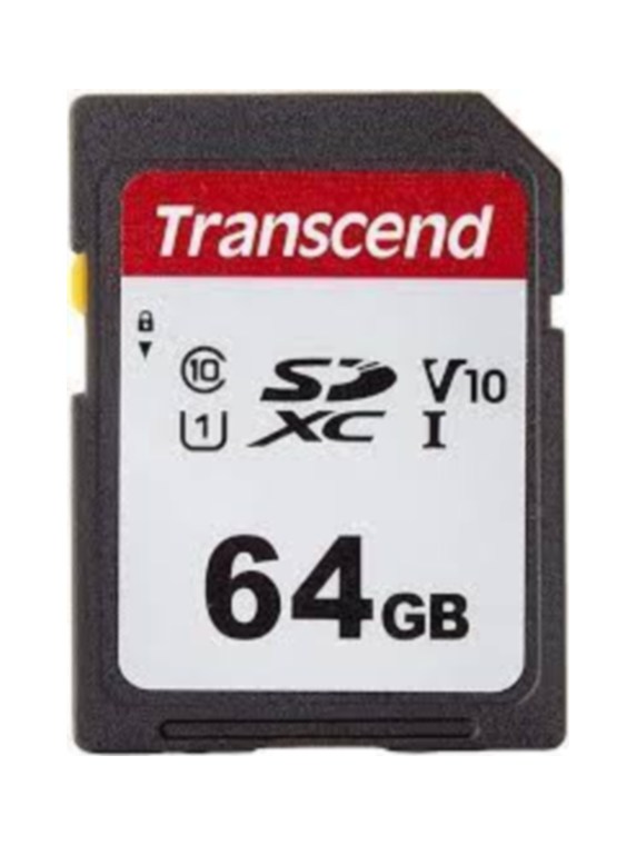   SDHC / Secure Digital High Capacity 64  Transcend ''300S'' lass 10, R100/ W20