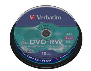 DVD-RW  4  VERBATIM 4.7 