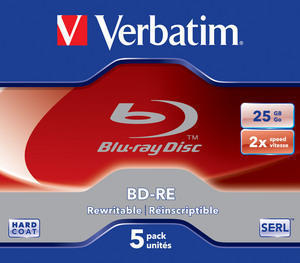BD-RE диск 25 Gb 2х Verbatim в коробке