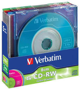 CD-RW мини диск 2-4x 210 Мб Verbatim, miniSlim box CD-RW мини диск 2-4x 210 Мб Verbatim, miniSlim box