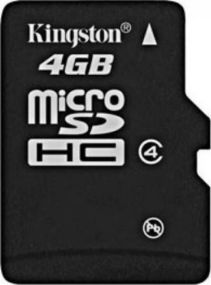 Карта памяти microSDHC 4 Гб KINGSTON Сlass 4 Карта памяти microSDHC 4 Гб KINGSTON Сlass 4