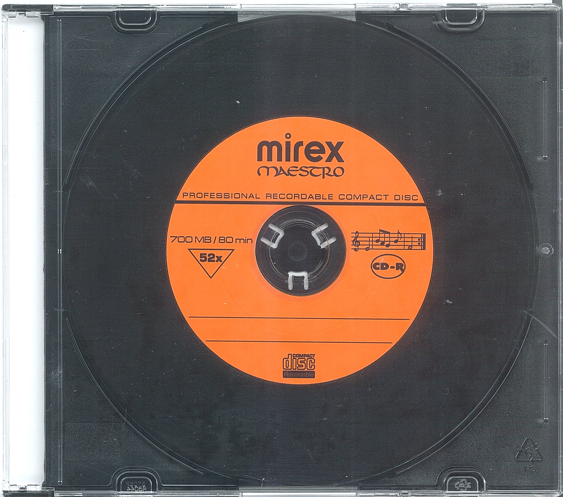 CD-R  MIREX 48x - Maestro (Vinyl), 700 , SlimBox