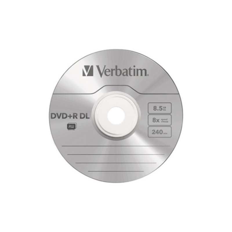 DVD+R   (DoubleLayer /DL) 8 Verbatim 8.5 