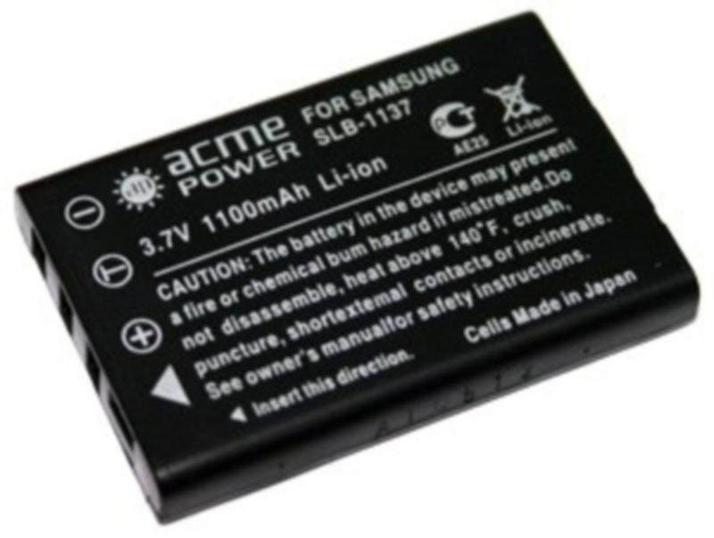 Аккумулятор SAMSUNG SLB-1137 (AcmePower)