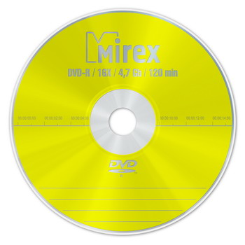 DVD-R  16  MIREX 4.7  SlimBox