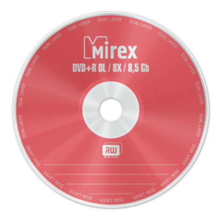 DVD+R   (DoubleLayer /DL) 8 Mirex 8.5   