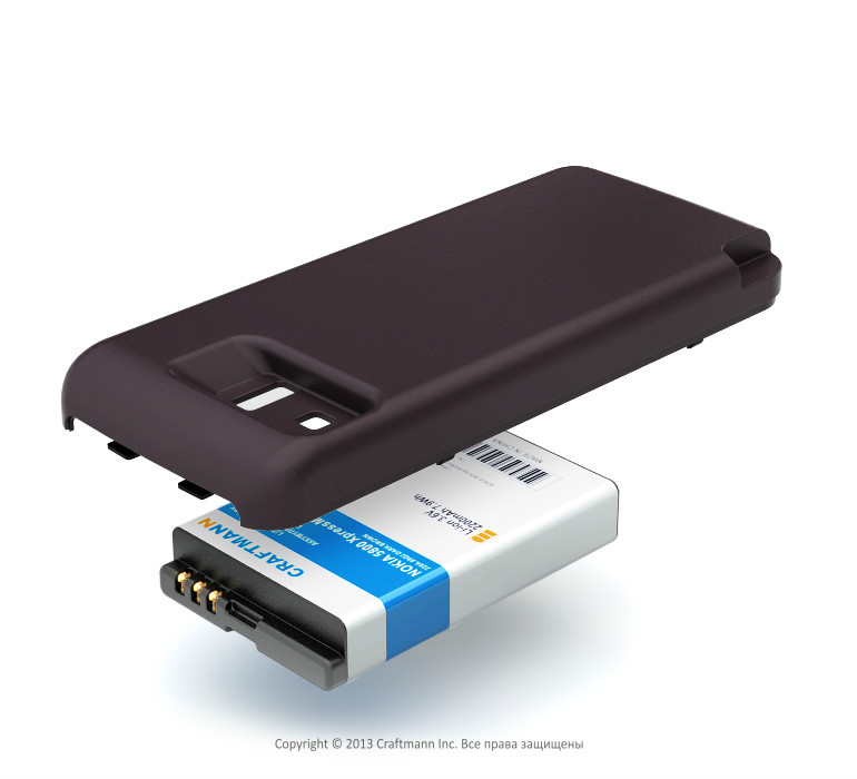  NOKIA 5800 XpressMusic   [BL-5J++], 2200 mAh  CRAFTMANN