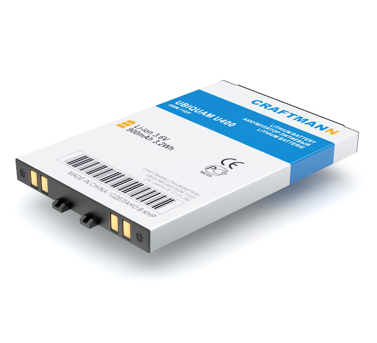   UBIQUAM U400 [UPB-D-400], 950 mAh CRAFTMANN