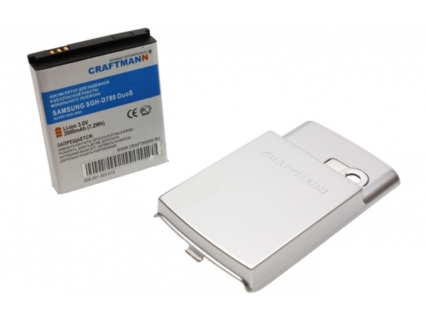  SAMSUNG SGH-D780 DuoS   [AB474350BE++], 2000 mAh CRAFTMANN