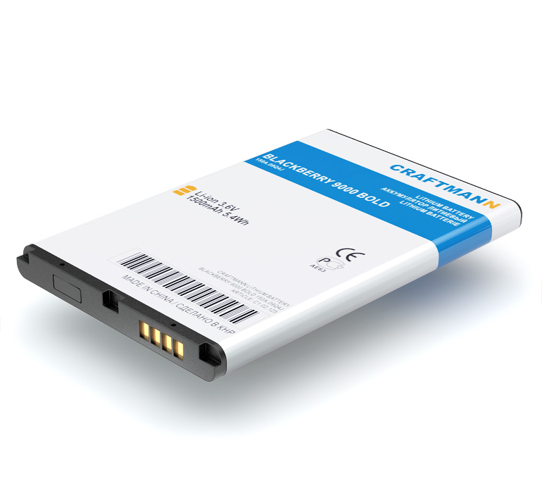   BLACKBERRY 9000 [BAT-14392-001], 1500 mAh CRAFTMANN