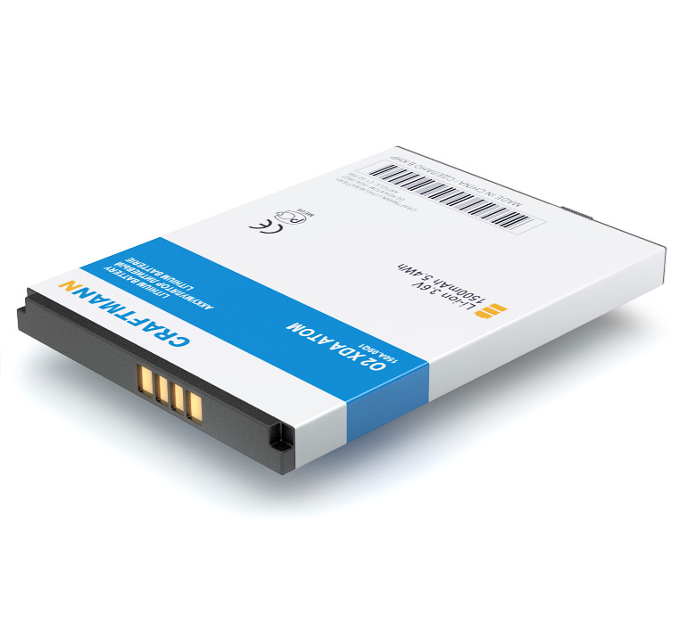  O2 XDA Atom [XP-02], 1500 mAh CRAFTMANN