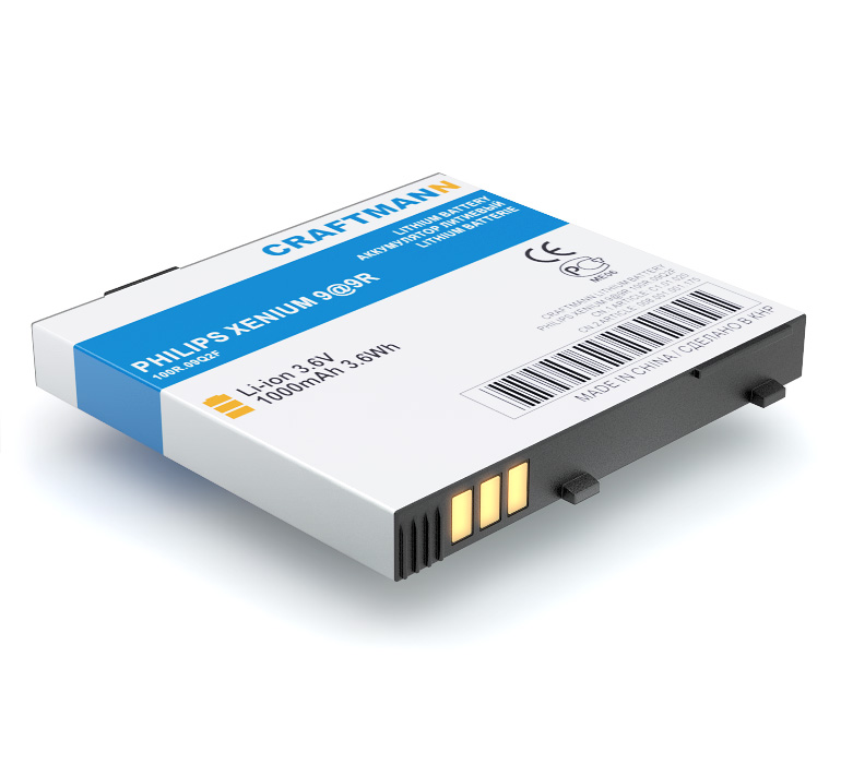  PHILIPS XENIUM 9@9r [A20XDB/OZC], 1000 mAh  CRAFTMANN