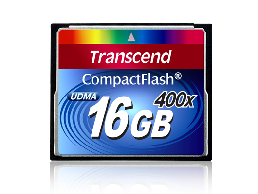 Карта памяти CompactFlash 16.0 Гб, TRANSCEND 400x