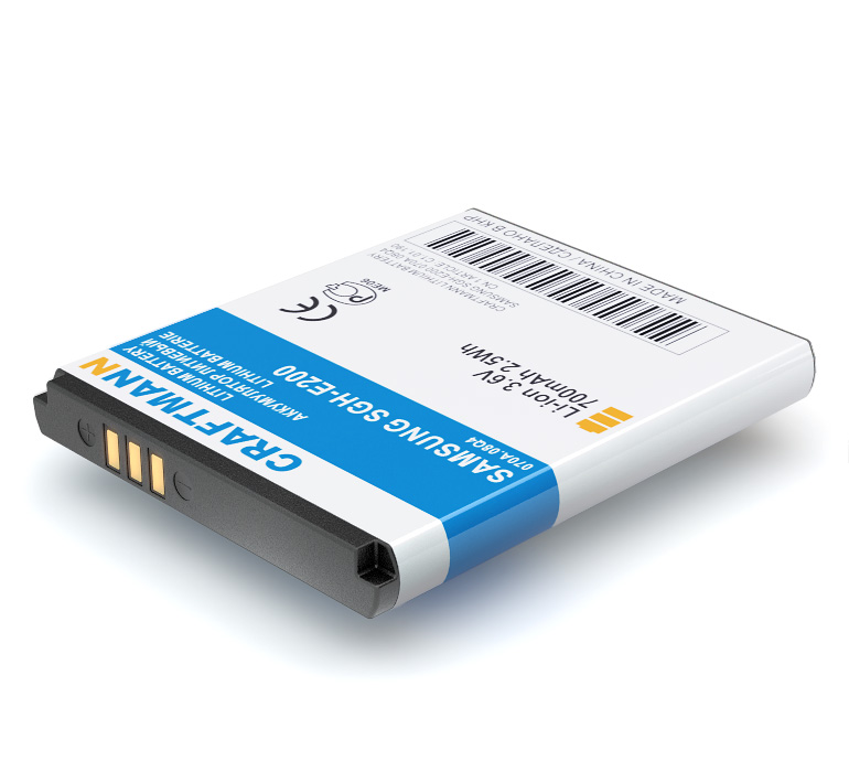  SAMSUNG SGH-E200 [AB483640DC], 700 mAh CRAFTMANN
