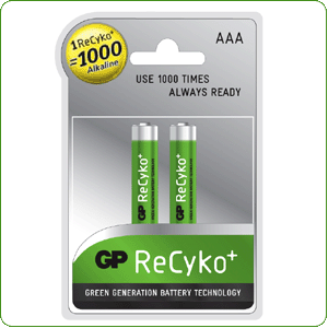 Аккумулятор HR03 (AAA) 820 mAh, 1.2В Ni-MH GP RECYKO Аккумулятор HR03 (AAA) 820 mAh, 1.2В Ni-MH GP RECYKO